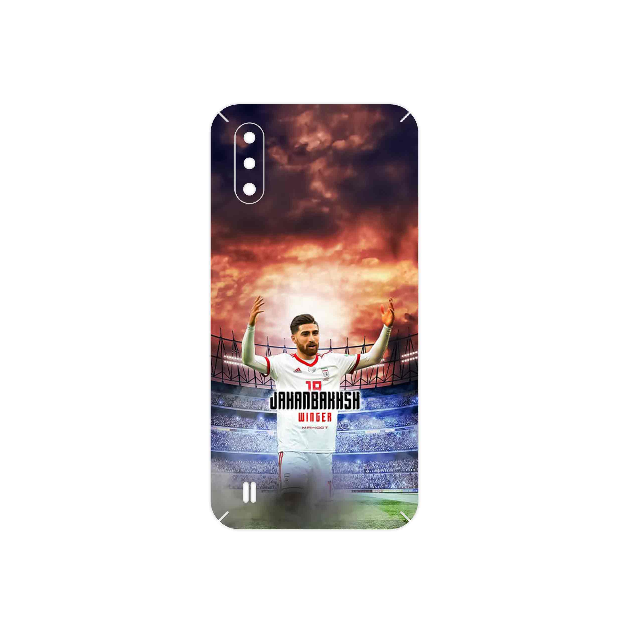 برچسب پوششی ماهوت مدل Alireza Jahanbakhsh مناسب برای گوشی موبایل سامسونگ Galaxy M01