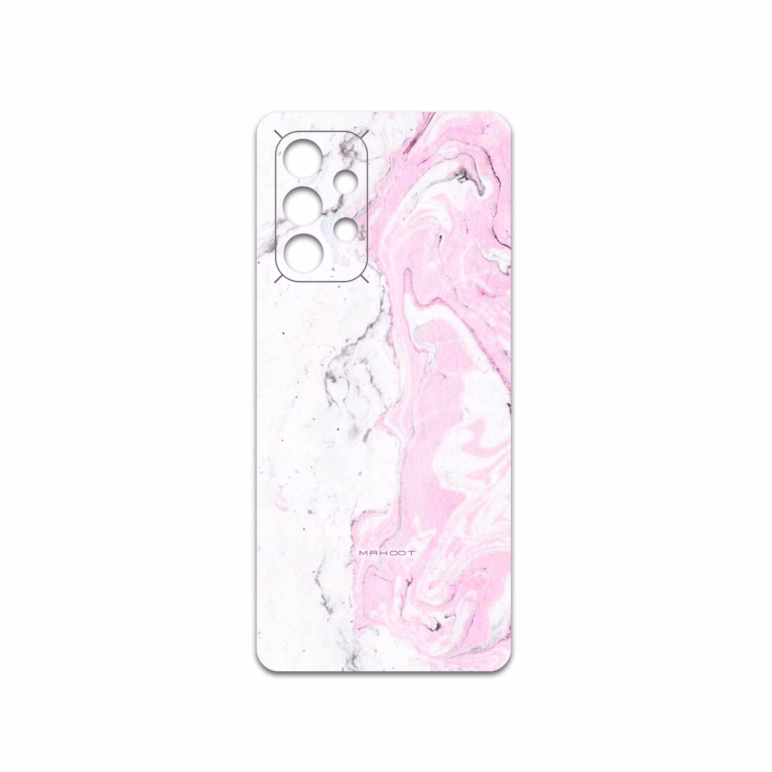 برچسب پوششی ماهوت مدل Blanco-Pink-Marble مناسب برای گوشی موبایل سامسونگ Galaxy A53 5G