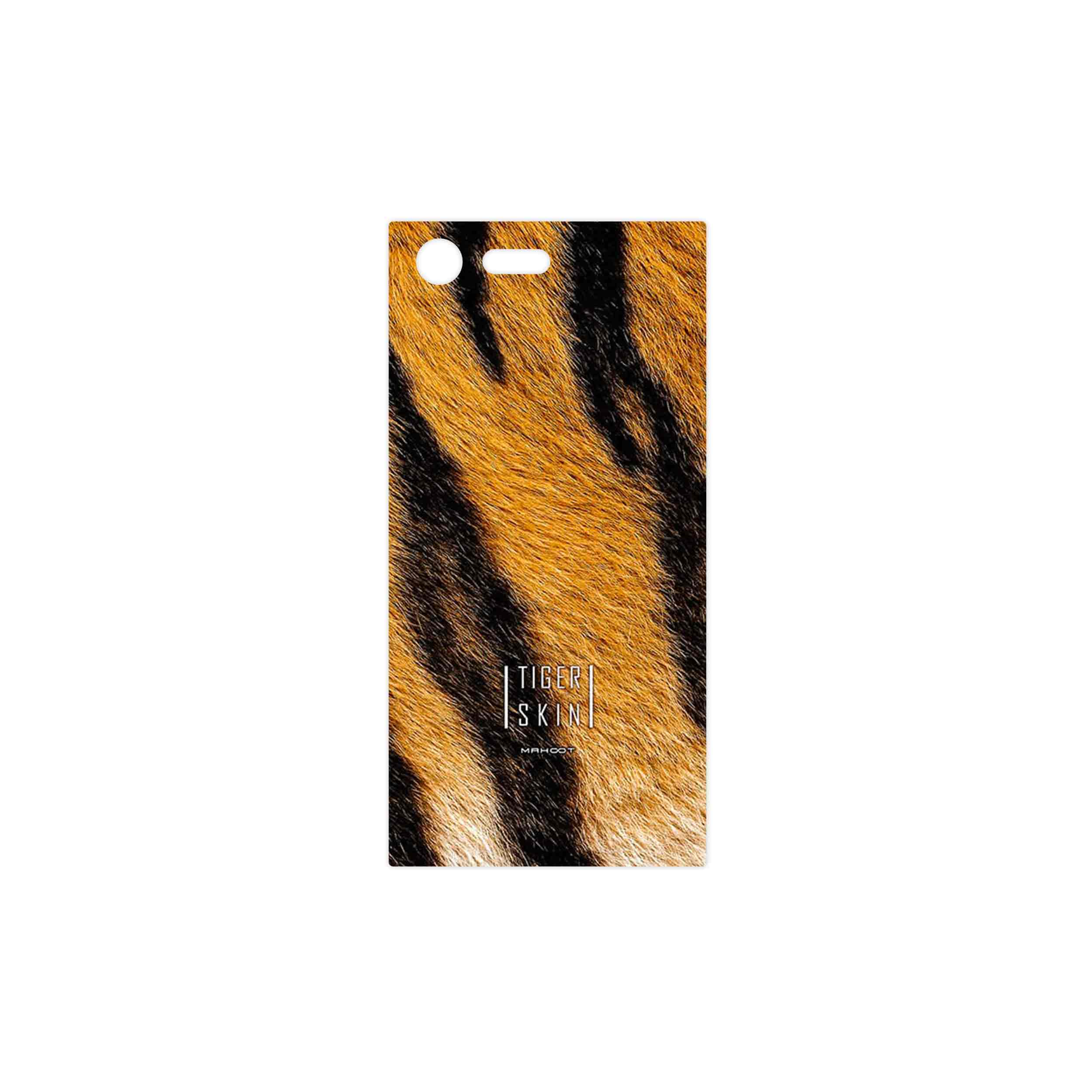 برچسب پوششی ماهوت مدل Tiger Skin مناسب برای گوشی موبایل سونی Xperia X Compact