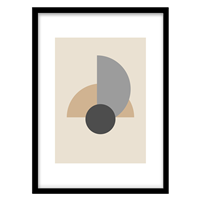 قیمت و خرید تابلو دکوراتیو مدل اَشکال هندسی انتزاعی کد 0648