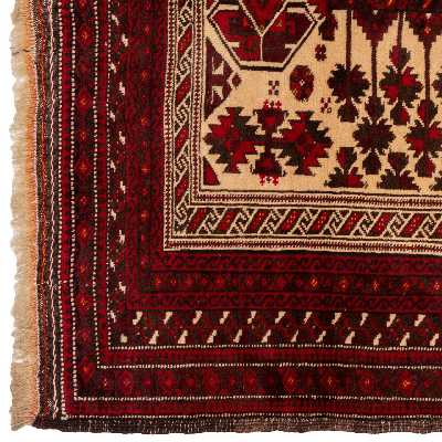 فرش قدیمی دستباف ذرع و نیم سی پرشیا کد 156017