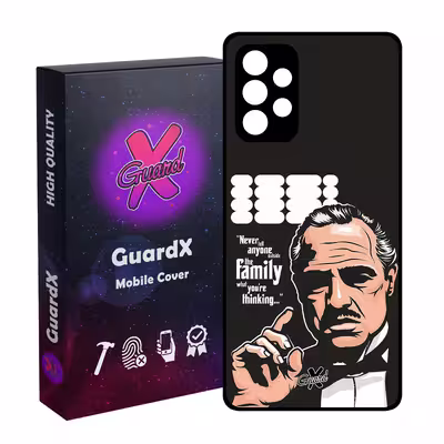 کاور گارد ایکس طرح God Father مدل Glass10197 مناسب برای گوشی موبایل سامسونگ Galaxy A32 4G