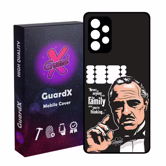 کاور گارد ایکس طرح God Father مدل Glass10197 مناسب برای گوشی موبایل سامسونگ Galaxy A32 4G