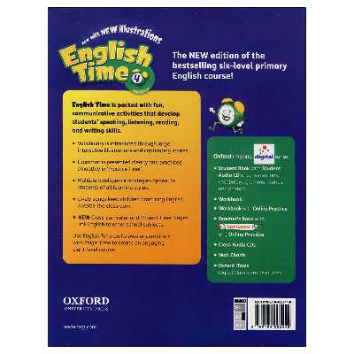 کتاب English Time 4 اثر Susan River & Setsoko Toyama انتشارات اکسفورد