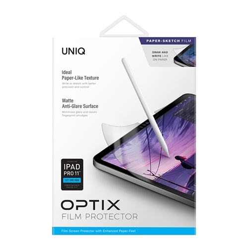 محافظ صفحه نمایش یونیک برای آیپد پرو 12.9 نسل 3 تا 5 مدلUNIQ OPTIX PAPER-SKETCH IPAD PRO 12.9 (3-5TH GEN)