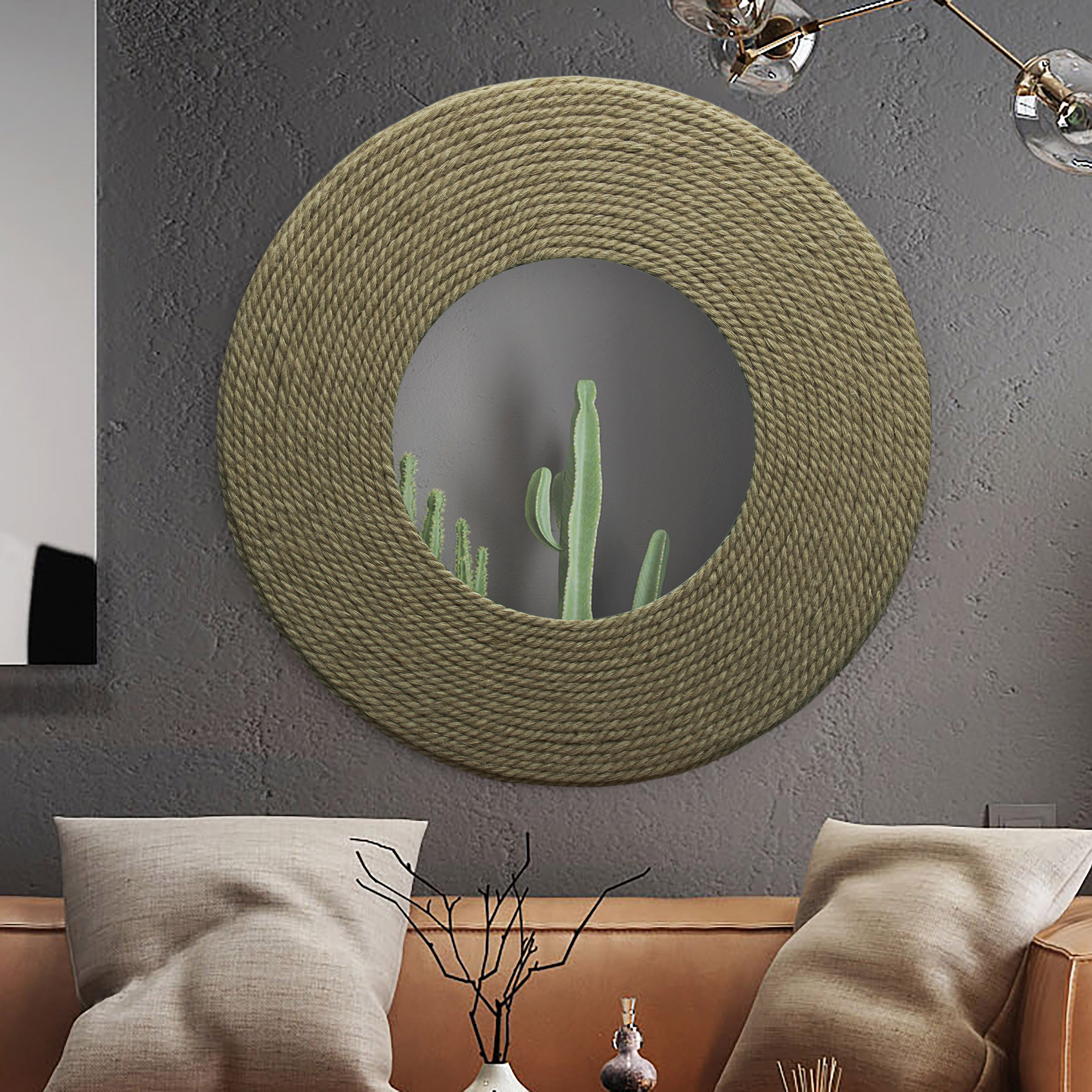 آینه دیواری مدل کنفی