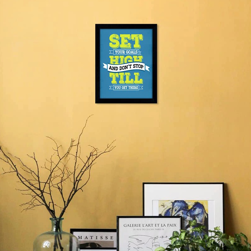 تابلو مدل دکوراتیو طرح انگیزشی انتخاب اهداف بزرگ