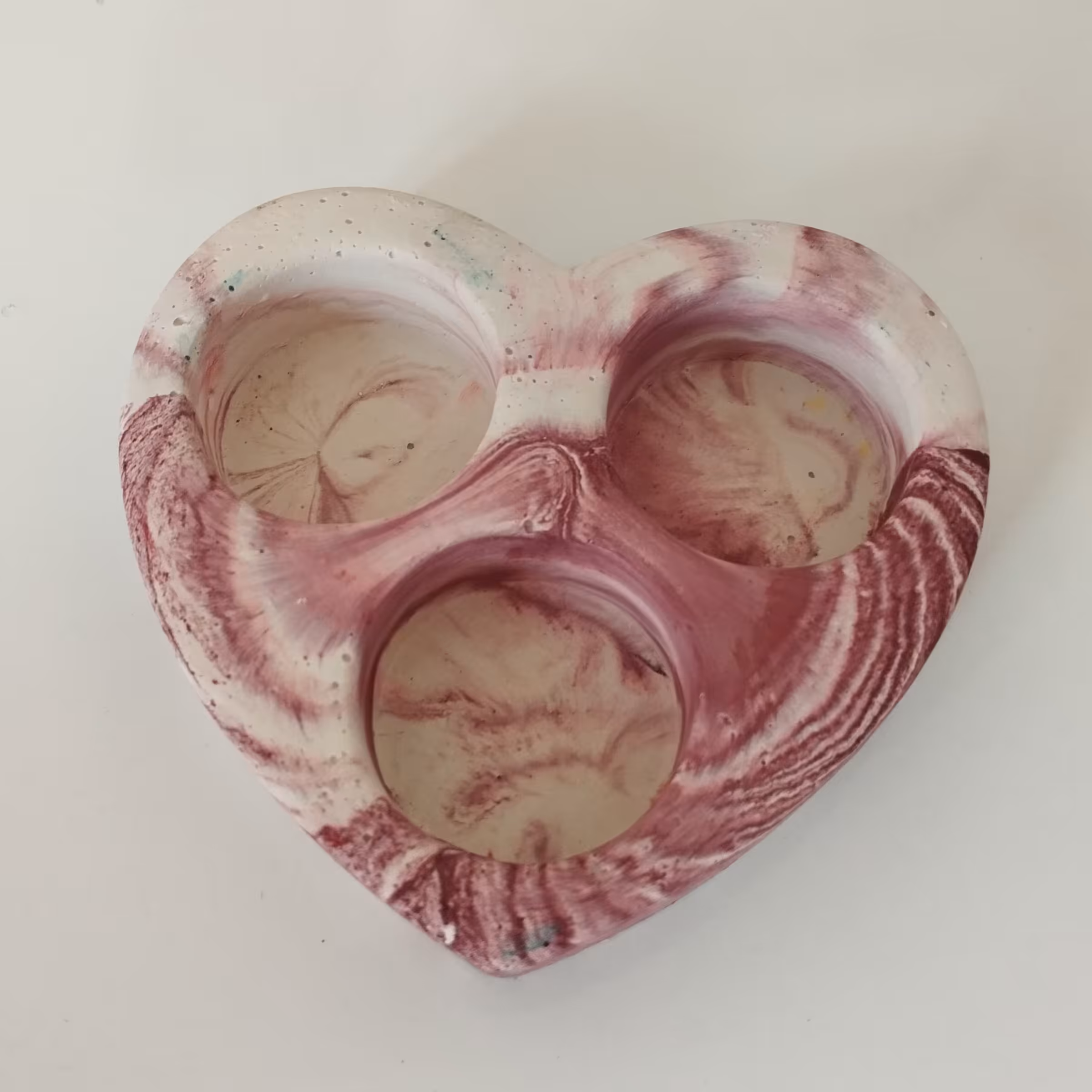 جا وارمری  مدل قلب  سه تایی  با طرح های مختلف