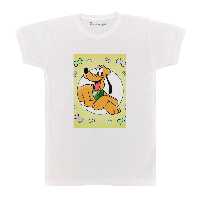 تی شرت آستین کوتاه بچگانه پرمانه طرح کارتن پلوتو کد pmt.7853