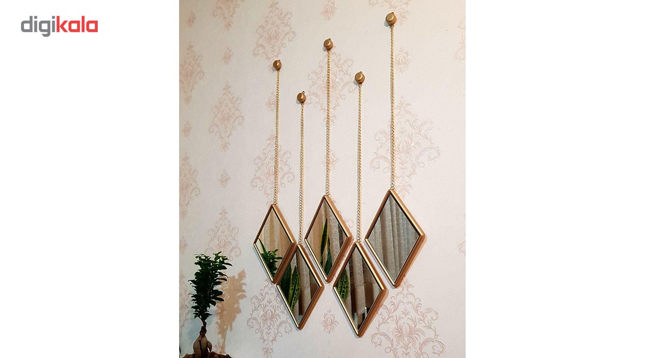 آینه دکوراتیو دکو گیوا مدل GL30 مجموعه 5 تکه