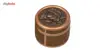 جعبه جواهرات چرم نگار طرح گل مدل CN-203159