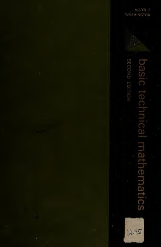 خرید و دانلود نسخه کامل کتاب Basic technical mathematics