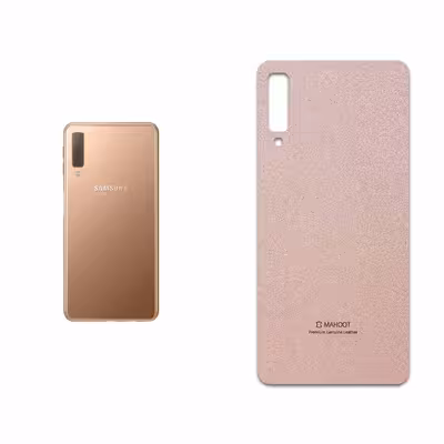 برچسب پوششی ماهوت مدل Rose Gold Leather مناسب برای گوشی موبایل سامسونگ Galaxy A7 2018
