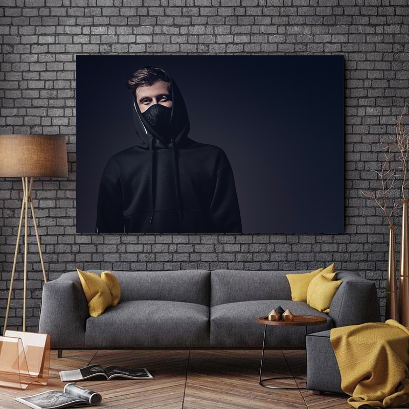 تابلو شاسی طرح بزرگان موسیقی مدل Alan Walker کد A246