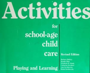 خرید و دانلود نسخه کامل کتاب Activities for School Age Child Care: Playing and Learning - Pdf