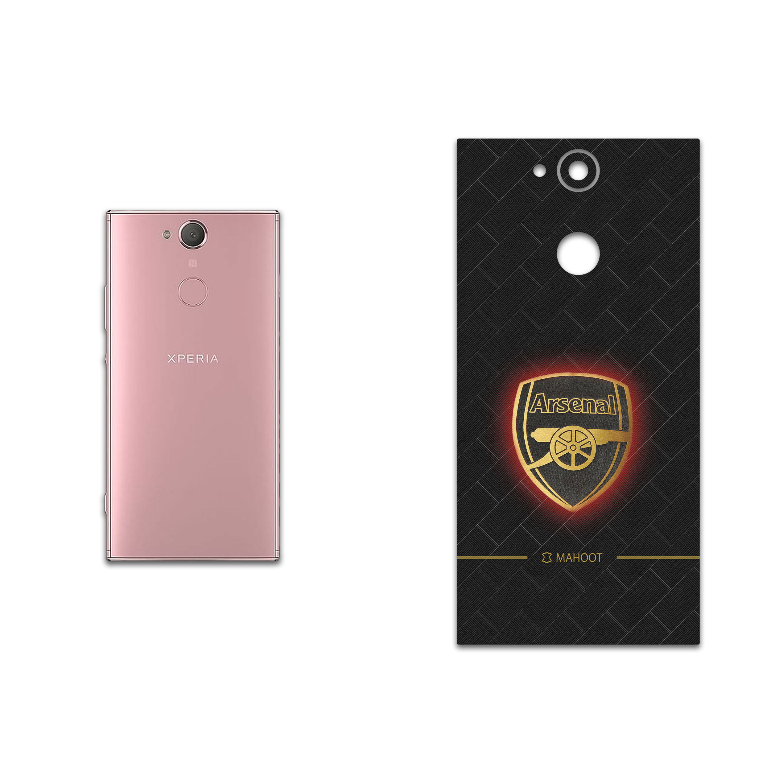 برچسب پوششی ماهوت مدل Arsenal-FC مناسب برای گوشی موبایل سونی Xperia XA2