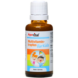 قطره مولتی ویتامین فور کیدز آپوویتال