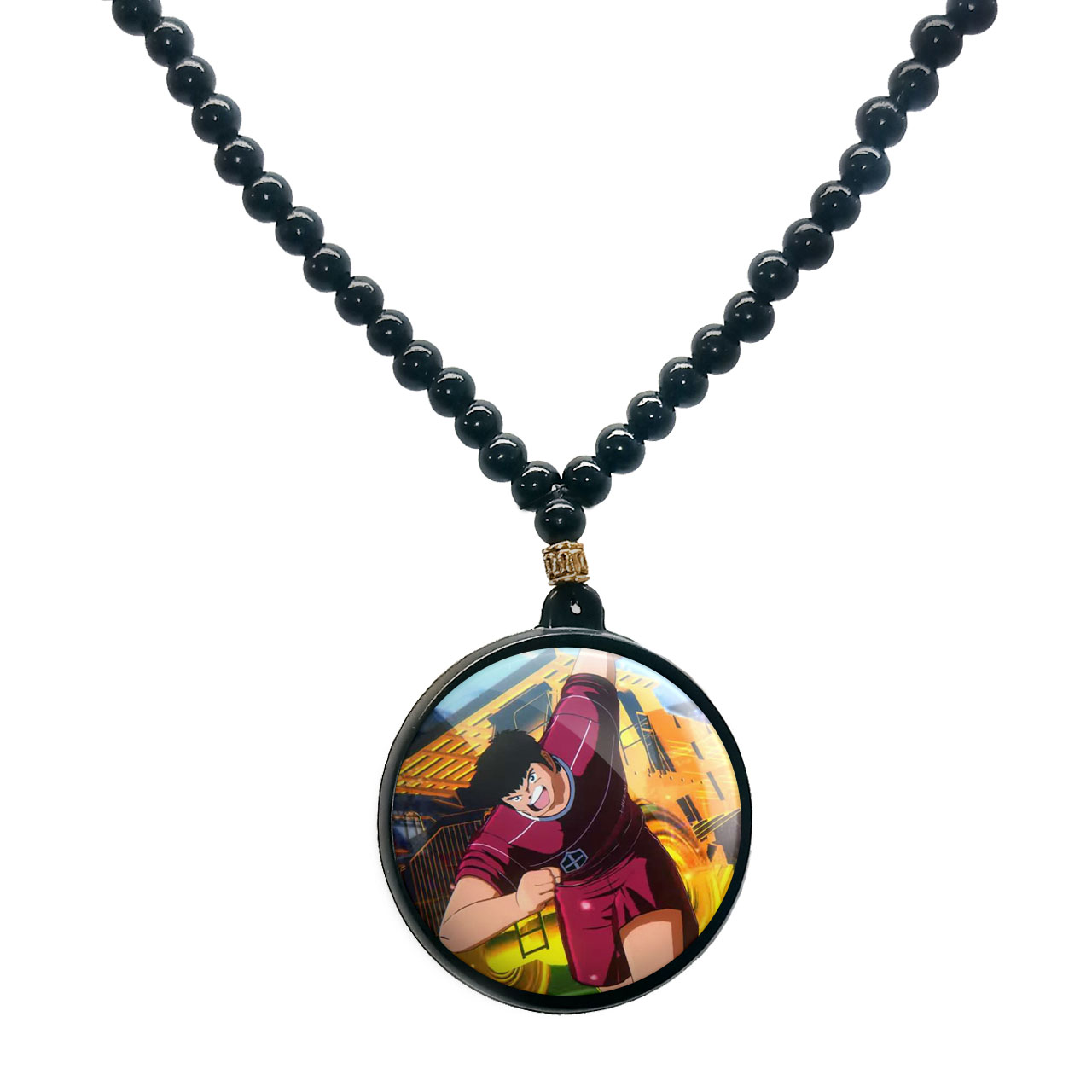 گردنبند پرمانه طرح فوتبالیست ها کد pmd.22363 مدل دو طرفه