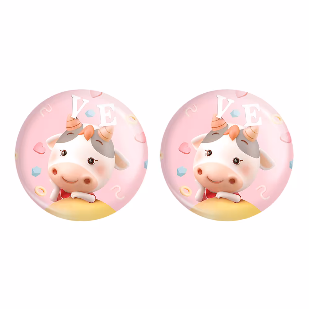 پیکسل خندالو مدل گاو کد 3403 به همراه مگنت