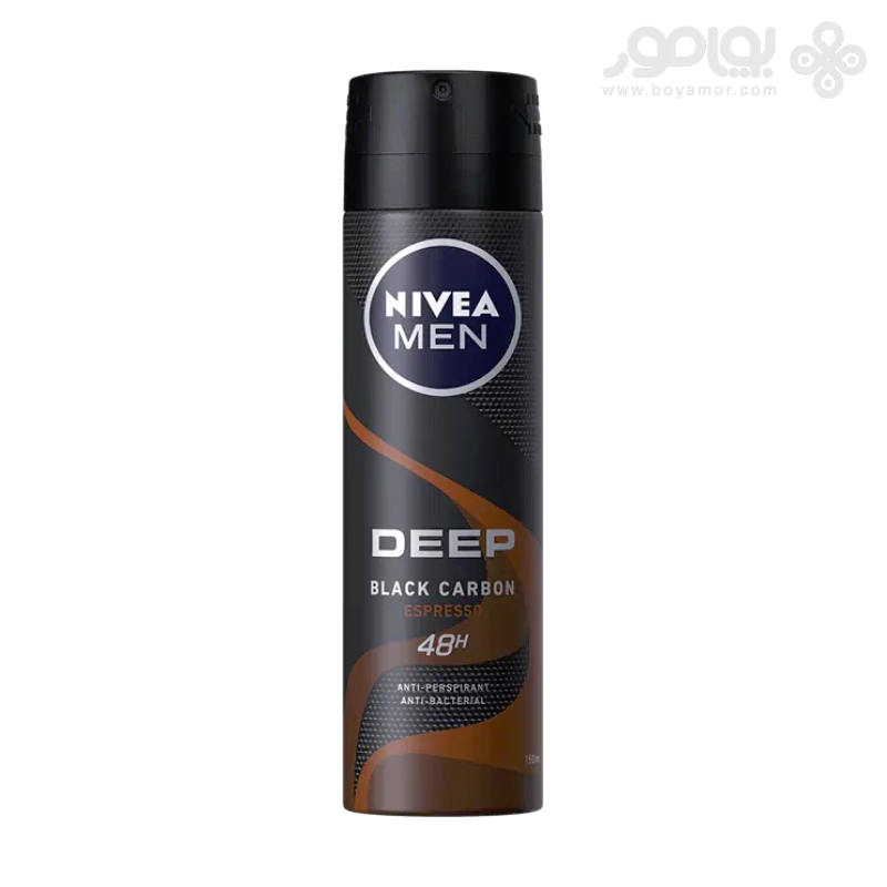 اسپری دئودورانت مردانه نیوا مدل Black Carbon Espresso حجم 150 میل
