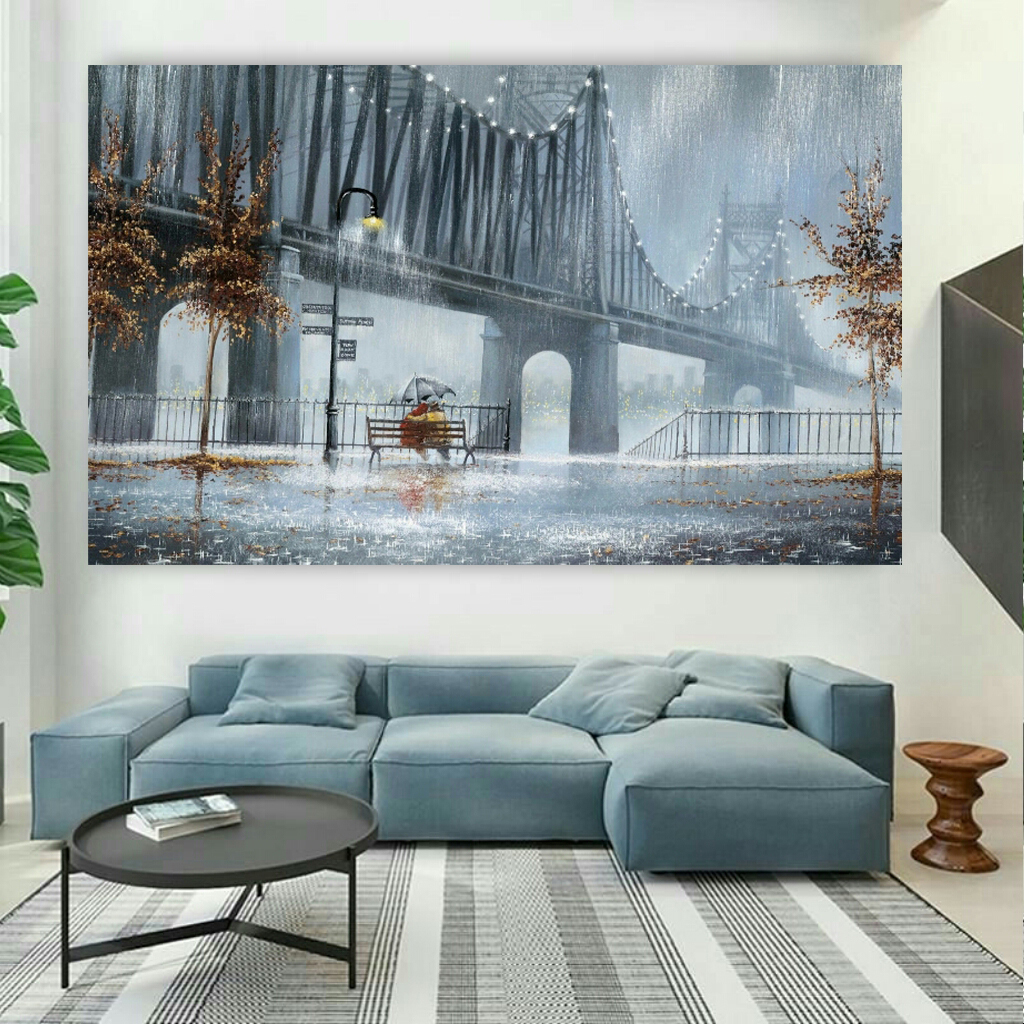 تابلو بوم طرح باران و پل کد AR7830