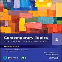 Contemporary Topics 1 4th کتاب کانتمپروری تاپیک 1 (رحلی رنگی)