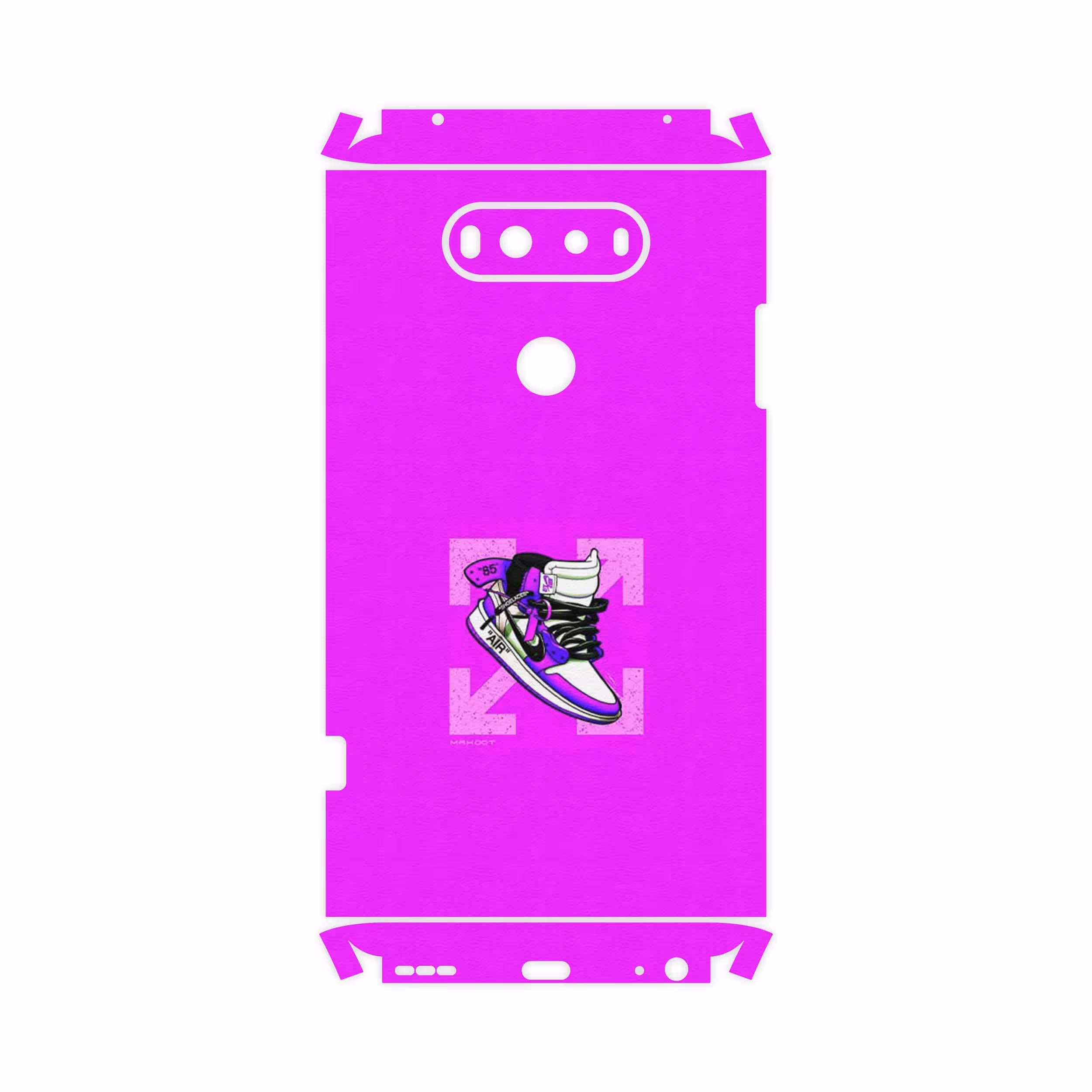 برچسب پوششی ماهوت مدل Nike Air Sneaker Digital Art-FullSkin مناسب برای گوشی موبایل ال جی V20