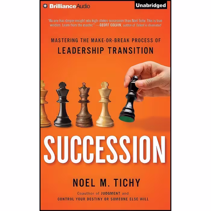 کتاب زبان اصلی Succession اثر Noel M Tichy and Jeff Cummings