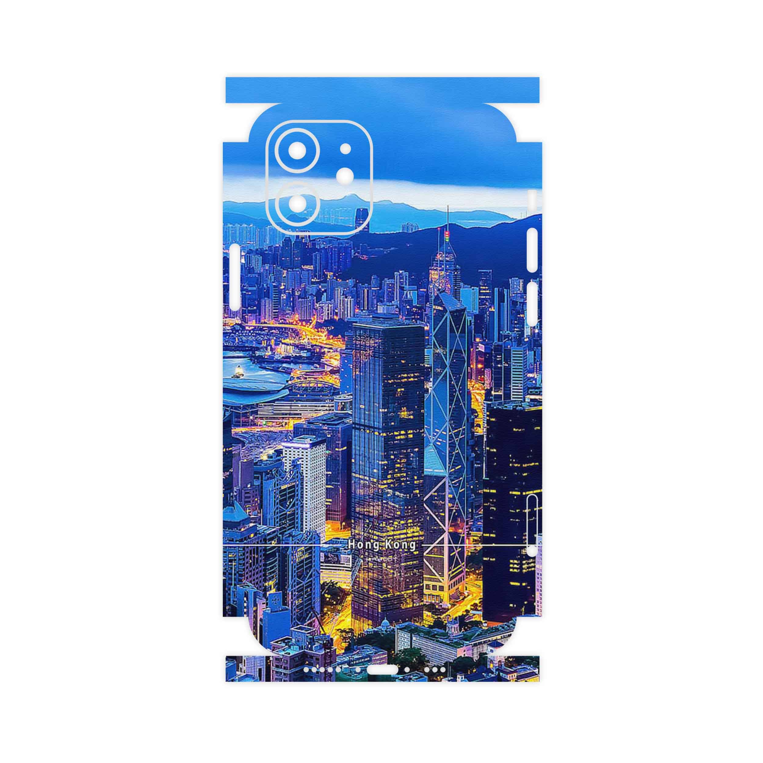برچسب پوششی ماهوت مدل Hong Kong City-FullSkin مناسب برای گوشی موبایل اپل iPhone 12
