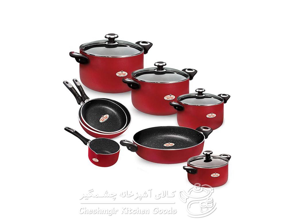 سرویس پخت و پز 12 پارچه گرانیتا زرساب مدل GT-7580-G