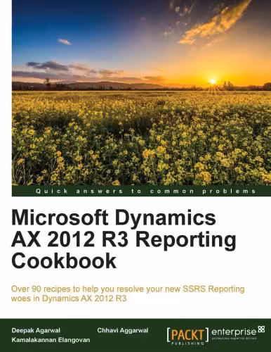 خرید و دانلود نسخه کامل کتاب Microsoft Dynamics AX 2012 R3 Reporting Cookbook