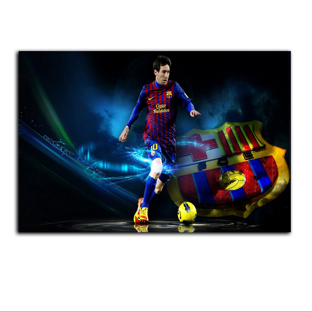 تابلو شاسی بکلیت طرح بازیکن فوتبال لیونل مسی تیم بارسلونا مدل SH-S7242