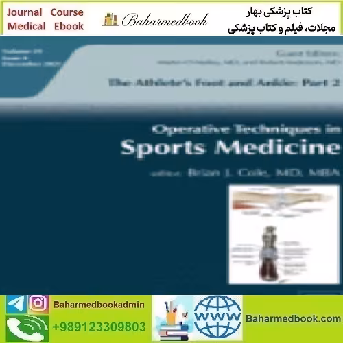 Operative Techniques in Sports Medicine Volume 29 Issue 1 to 4