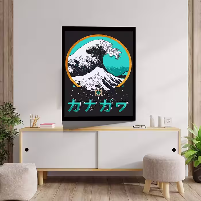 تابلو مدل GREAT WAVE کد F-7014
