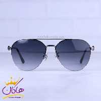 عینک آفتابی گوچی مردانه نیم فریم دودی فلزی GG1358/3