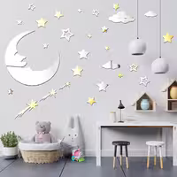 آینه آماتیس مدل ماه و ستاره 