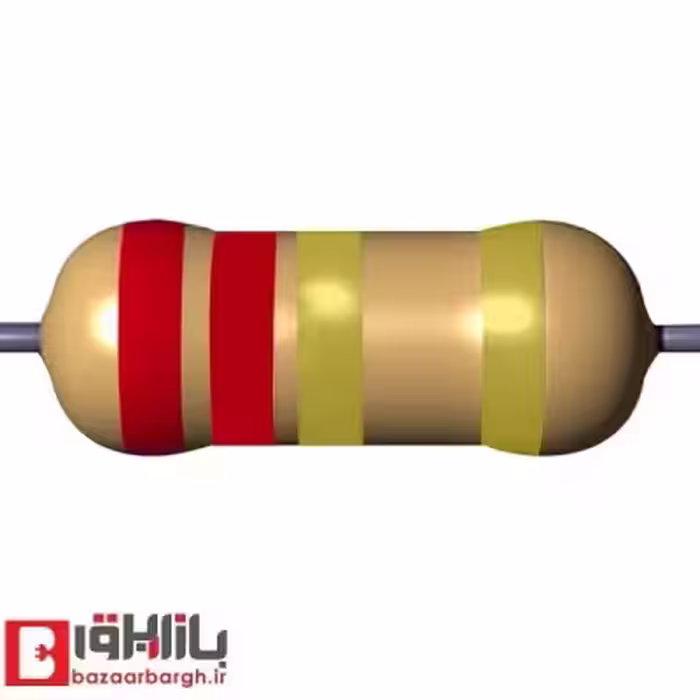 مقاومت 2.2 اهم 1/4 وات 5 درصد