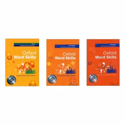 کتاب Oxford word skills اثر Ruth Gairns and Stuart Redman انتشارات زبان مهر 3 جلدی