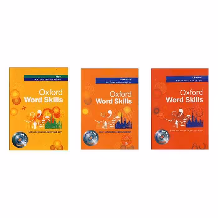 کتاب Oxford word skills اثر Ruth Gairns and Stuart Redman انتشارات زبان مهر 3 جلدی