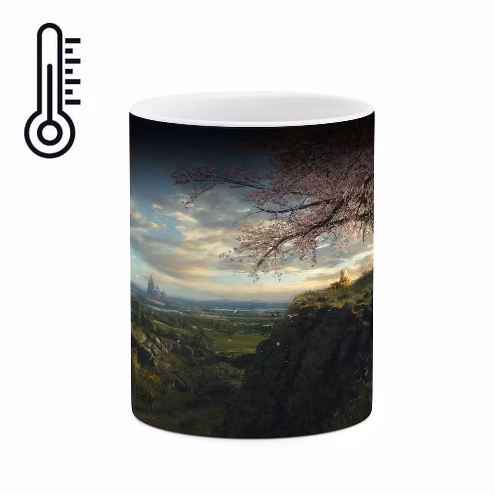 ماگ حرارتی کاکتی طرح انیمه مدل mgh17625