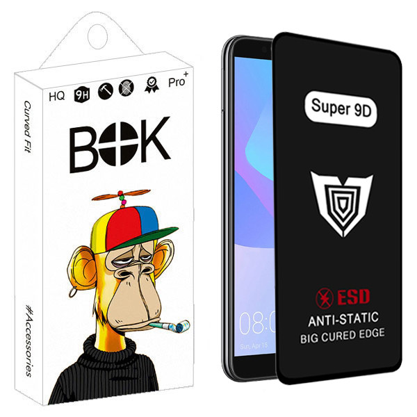 محافظ صفحه نمایش بوک مدل Super 9D Touch مناسب برای گوشی موبایل هوآوی honor 7A / Y6 2018 | کالا برتری