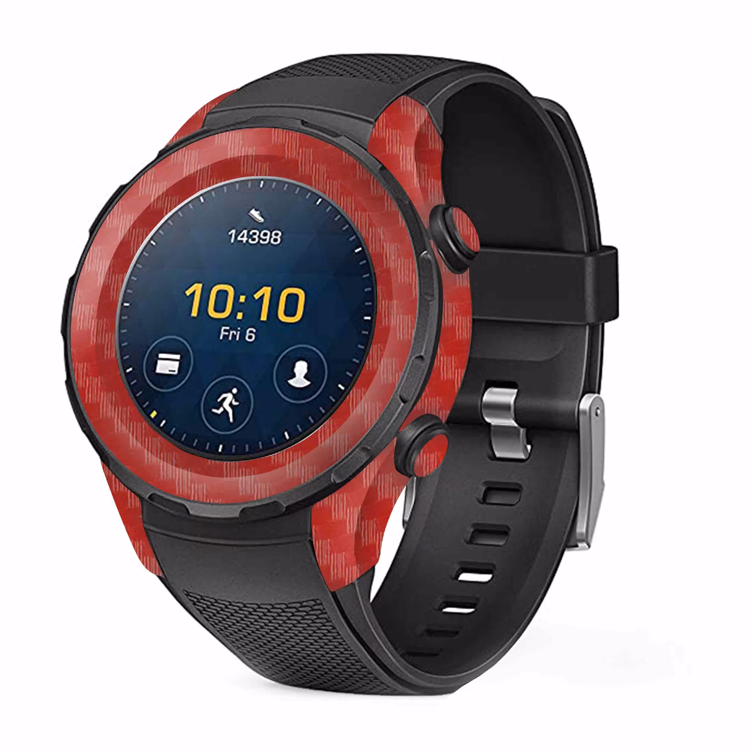 برچسب ماهوت طرح Red-Fiber مناسب برای ساعت هوشمند هوآوی Watch 2