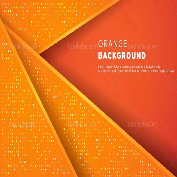 وکتور بک گراند نارنجی رنگ | گرافیک با طعم تربچه