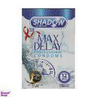 کاندوم شادو (Shadow) مدل Max Delay بسته 12 عددی