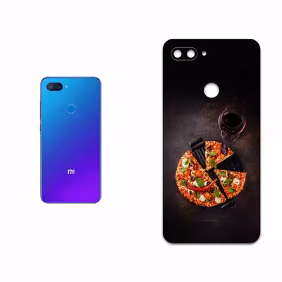 برچسب پوششی ماهوت مدل Pizza مناسب برای گوشی موبایل شیائومی Mi 8 Lite