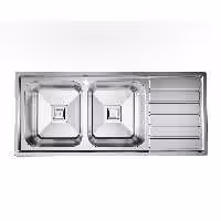 سینک دولگنه لگن چپ توکار مدل 8106 S