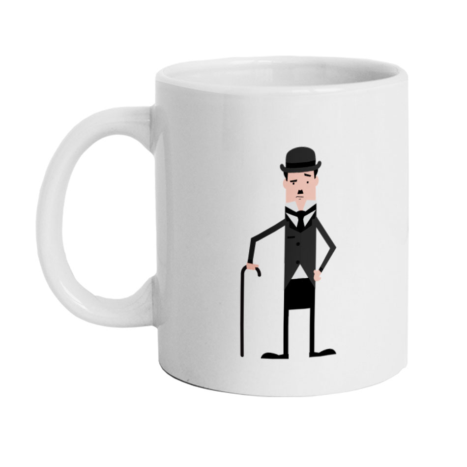 ماگ دارلی طرح چارلی چاپلین مدل d211