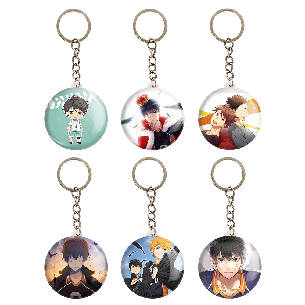 جاکلیدی خندالو مدل انیمه آبشار سرنوشت هایکیو کاگیاما کد 434A مجموعه 6 عددی