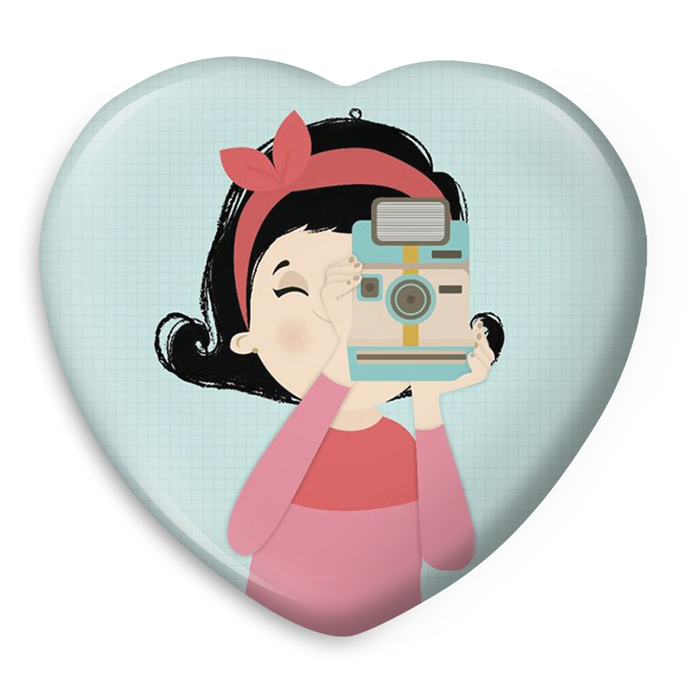 پیکسل خندالو طرح دوربین مدل قلبی کد 1717