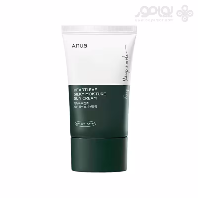 ضد آفتاب مرطوب کننده آنوا مدل HEARTLEAF حاوی  SPF50 حجم 50 میل